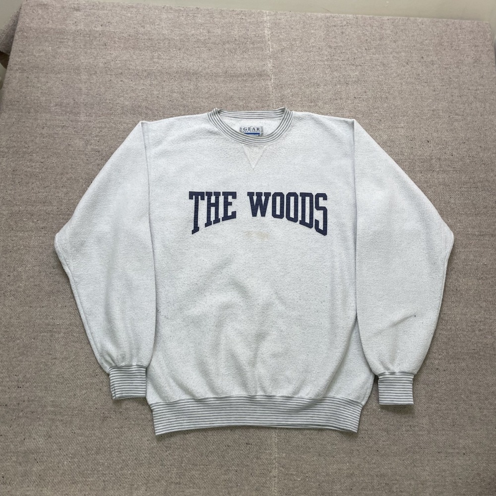 Vintage The Woods sweatshirt mens XL Gray 1990s GEAR